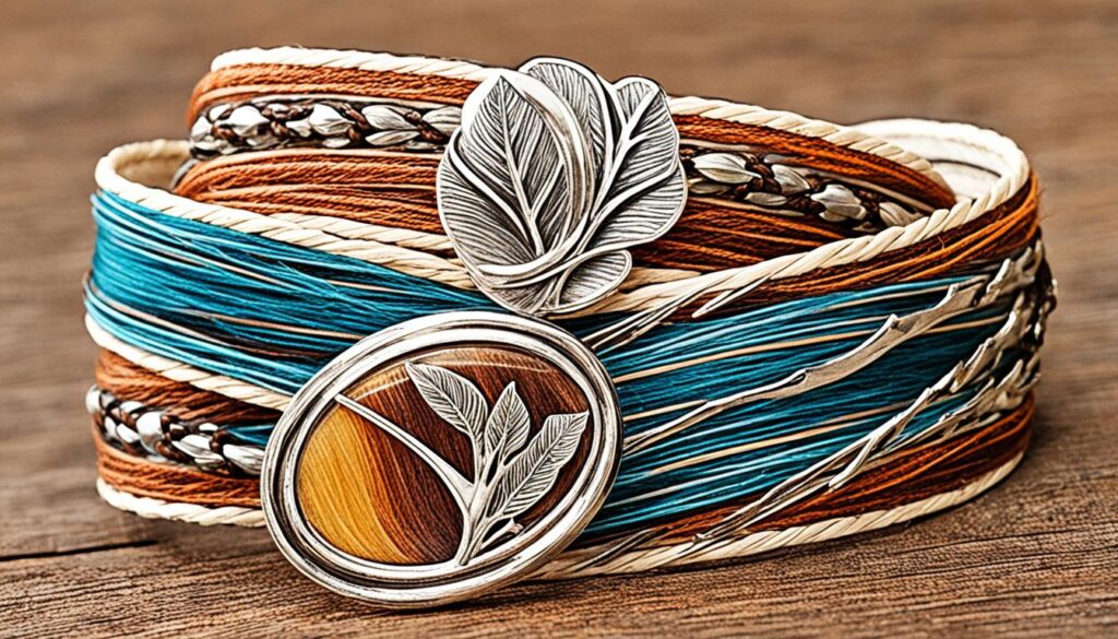 Custom-Designs von Pferdehaarschmuck