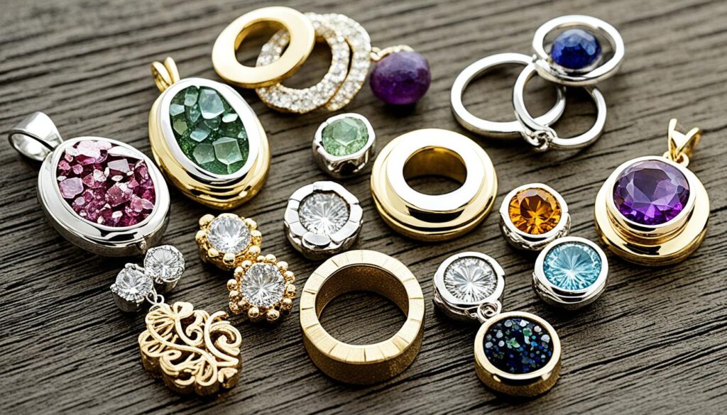 Edelmaterialien für Schmuck