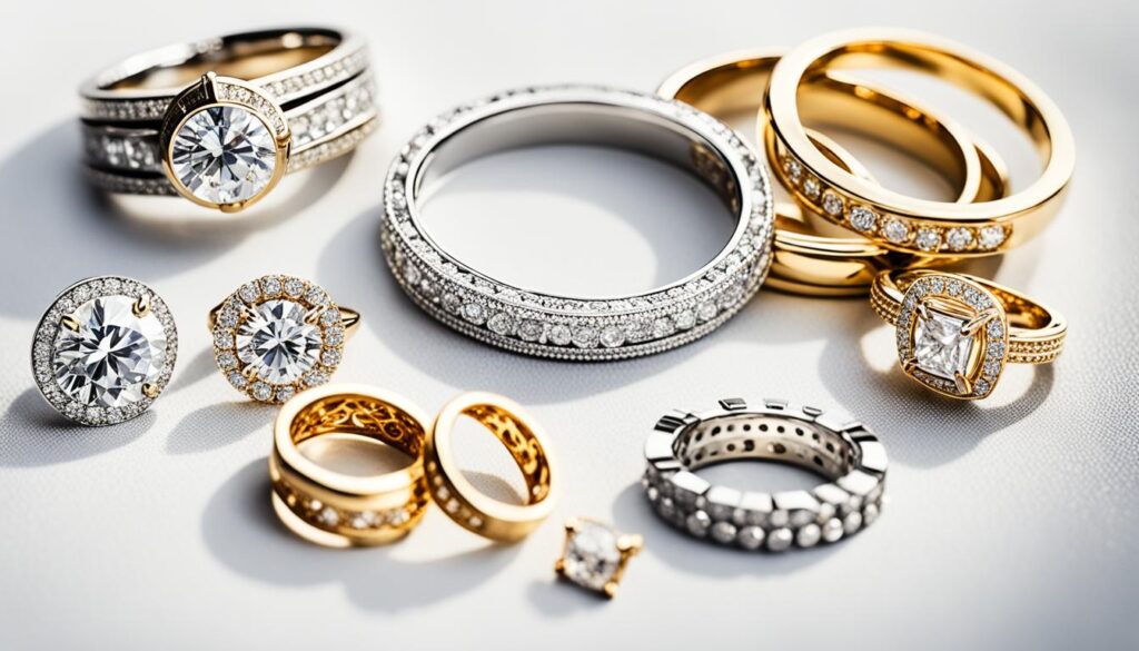 Edelmetalle im Brautschmuck