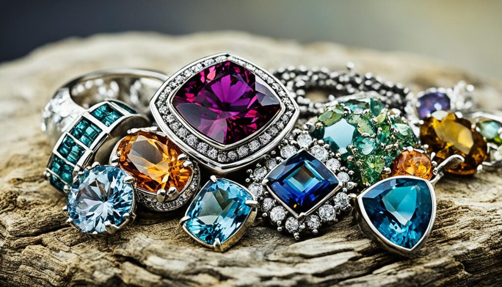 Edelsteinvielfalt im Schmuck
