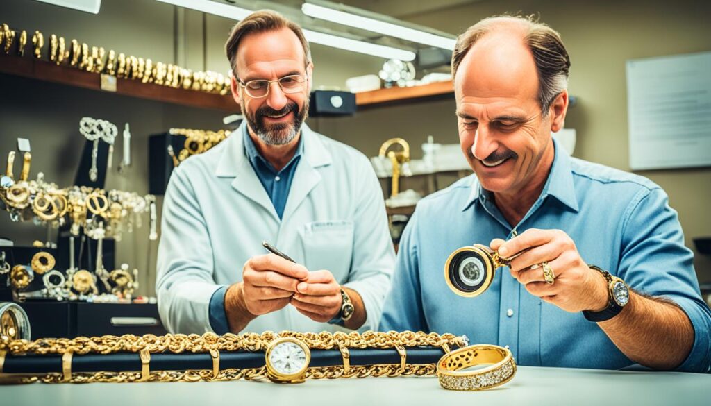 Fachmännische Schmuckprüfung und Juwelier Echtheitszertifikat