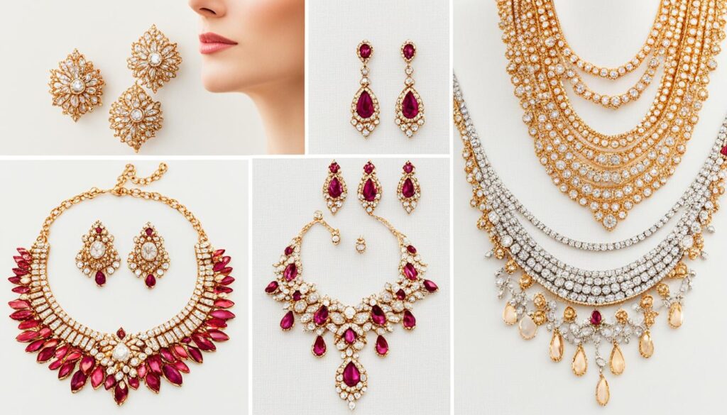 Hochzeitsfarben im Brautschmuck