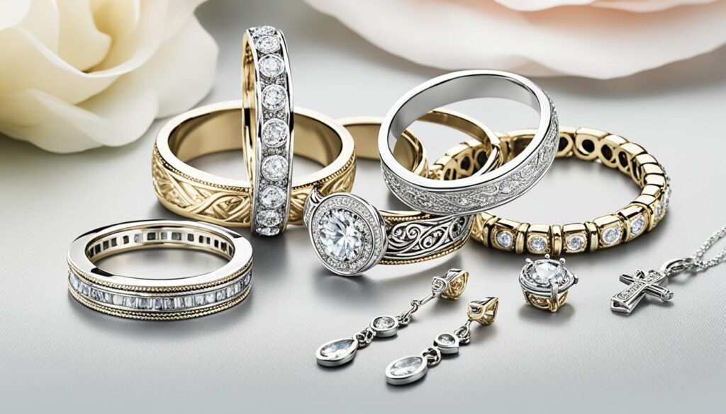 Hochzeitsschmuck und Taufschmuck
