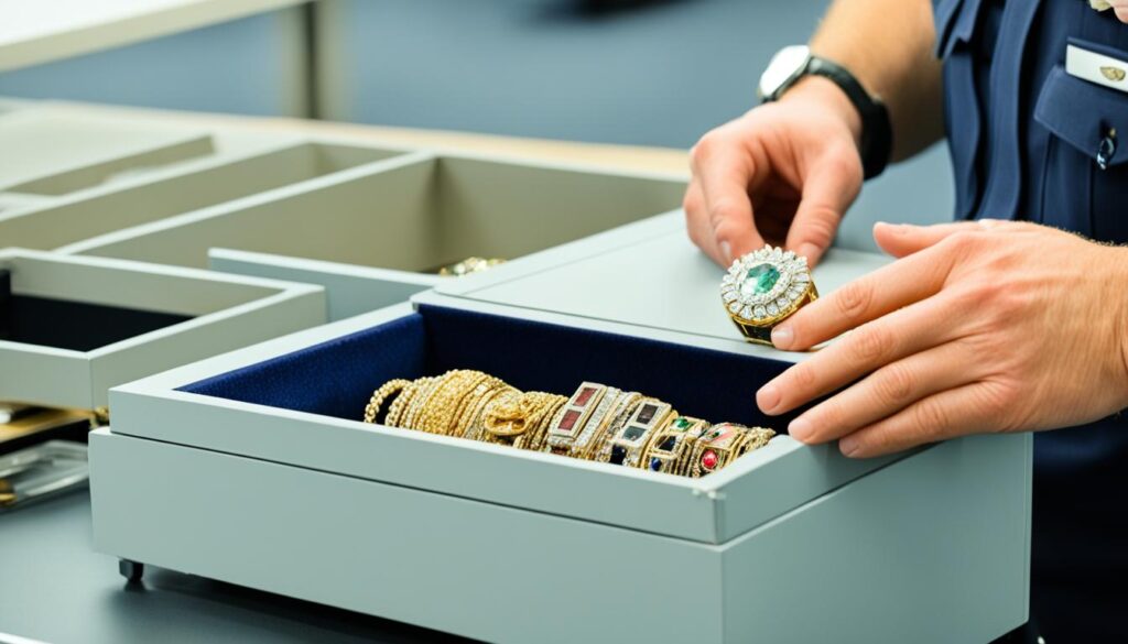 Importprozess Schmuck Zollanmeldung