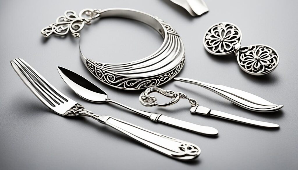 Individueller Schmuck aus Silberbesteck