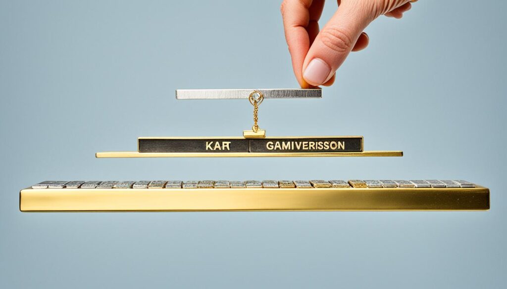 Karat in Gramm umrechnen