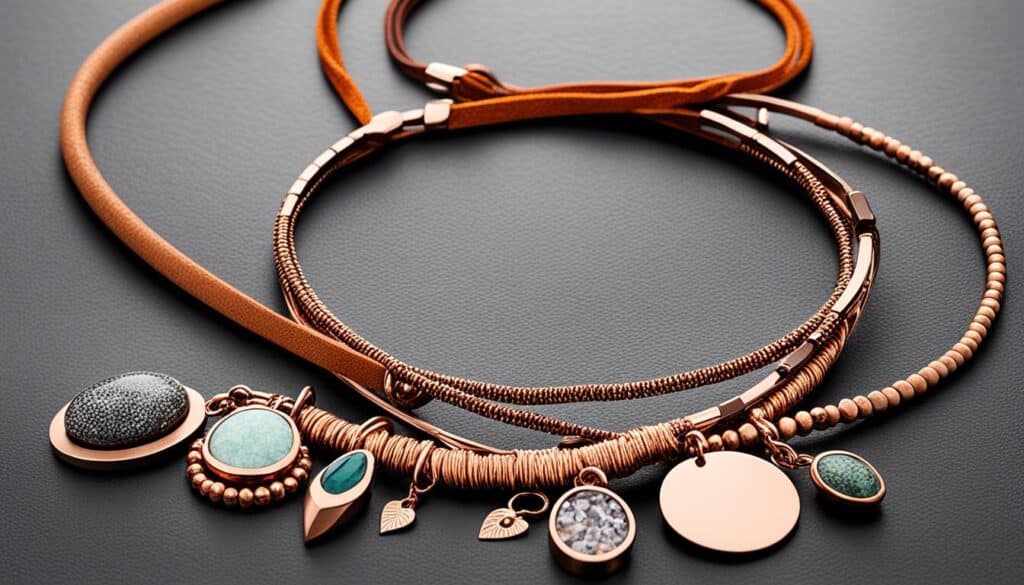 Materialmix im Schmuck