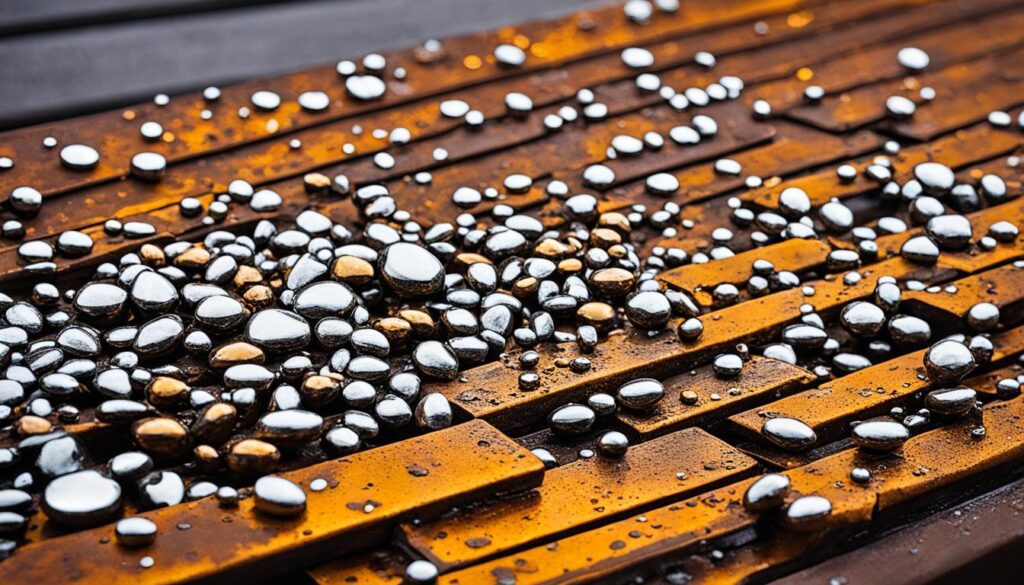 Metallkorrosion bei Schmuck