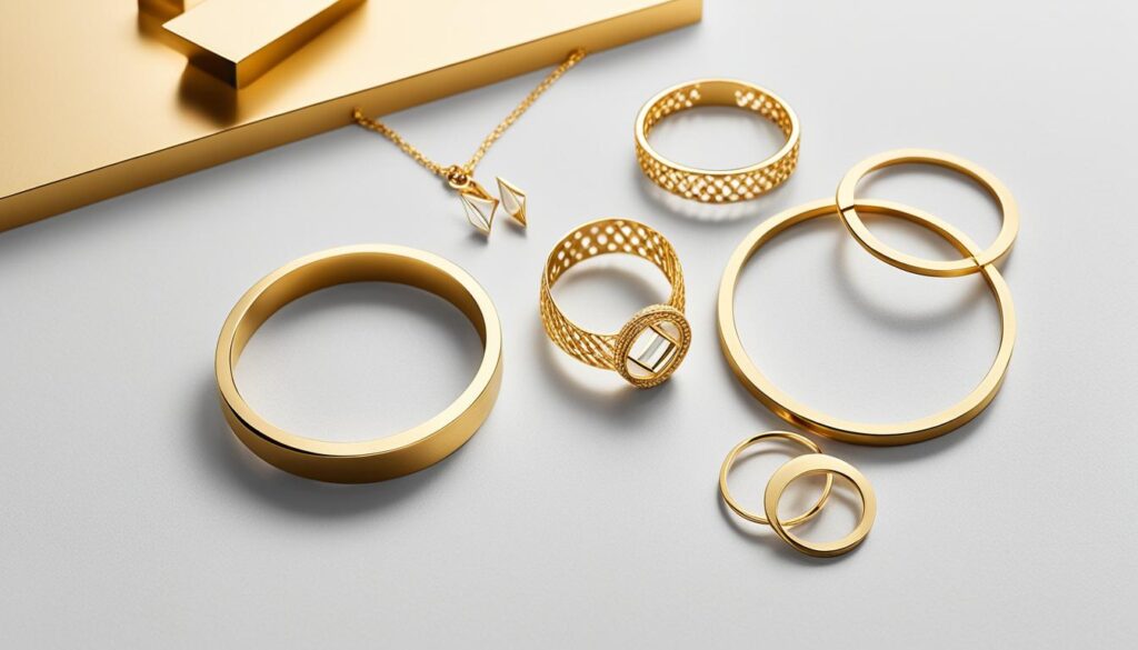 Moderne Goldschmuck Designs