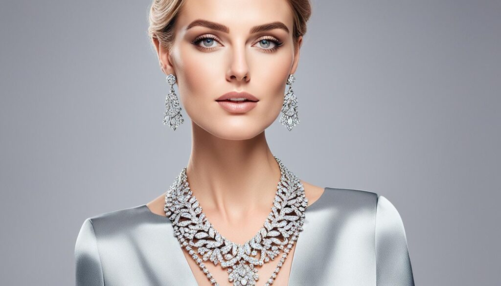 Modische Silberaccessoires