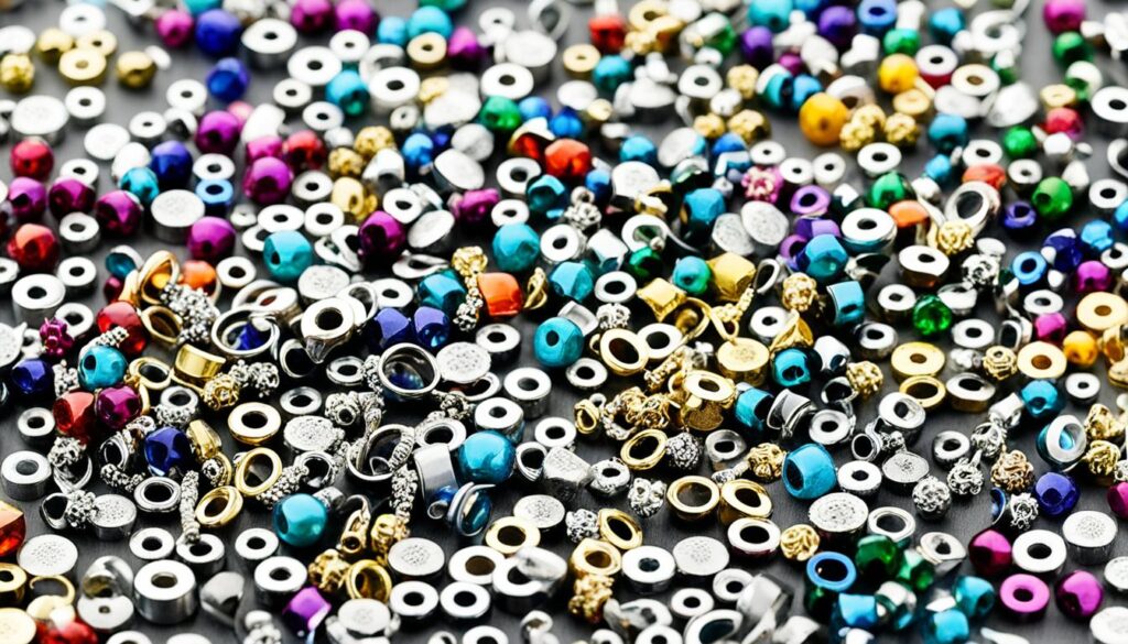 Piercingschmuck Materialien