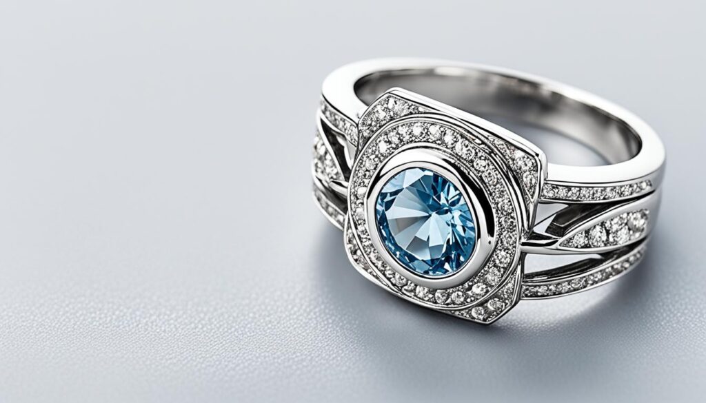 Rhodium-veredelter Silberschmuck