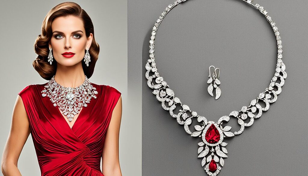 Rotes Kleid Accessoires