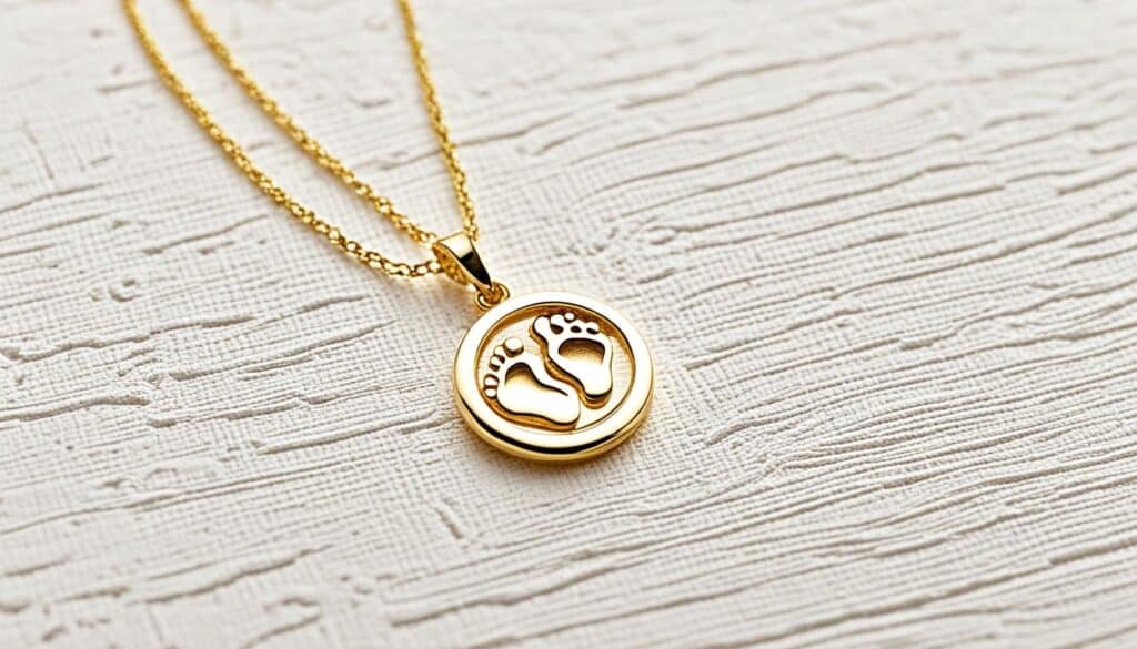 Schmuck zur Geburt eines Kindes