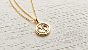 Schmuck zur Geburt eines Kindes