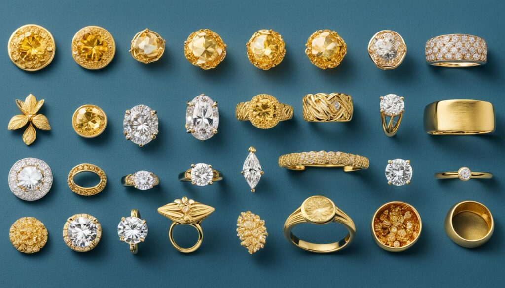 Vergleich von Schmuckgold und Investmentgold