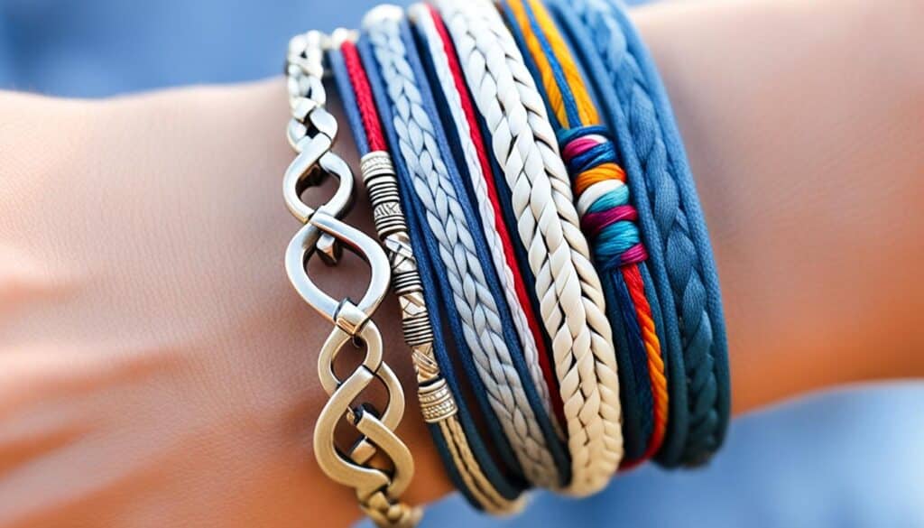 Vielseitige Pferdehaar Armbänder