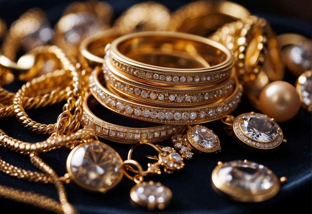 Marktwert von vergoldetem Schmuck